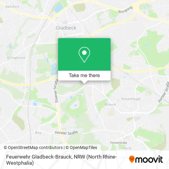 Feuerwehr Gladbeck-Brauck map