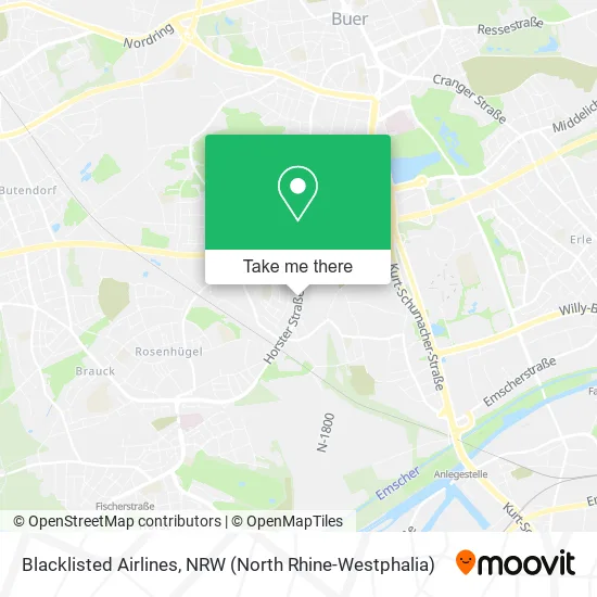 Карта Blacklisted Airlines