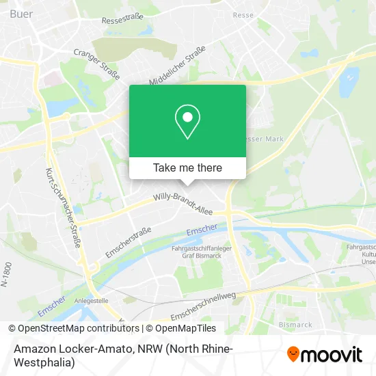 Карта Amazon Locker-Amato