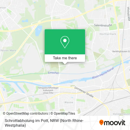 Schrottabholung im Pott map