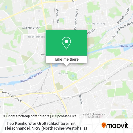 Theo Keinhörster Großschlachterei mit Fleischhandel map