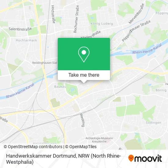 Карта Handwerkskammer Dortmund