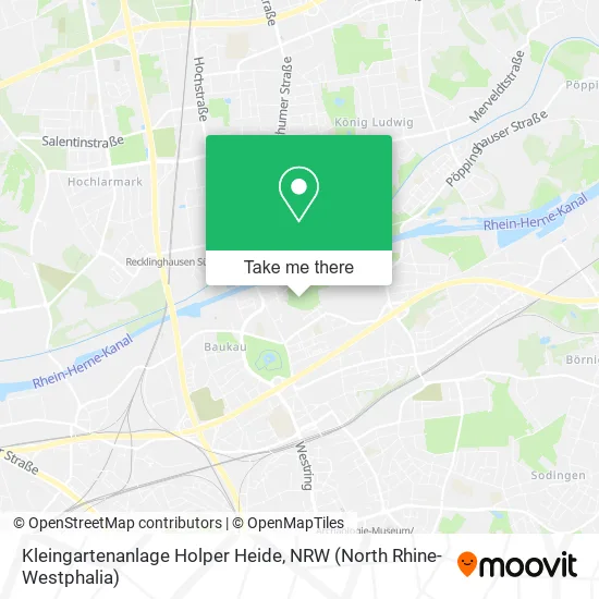 Карта Kleingartenanlage Holper Heide