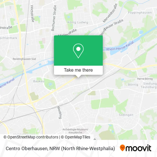 Centro Oberhausen map