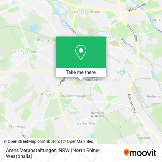 Карта Arens Veranstaltungen