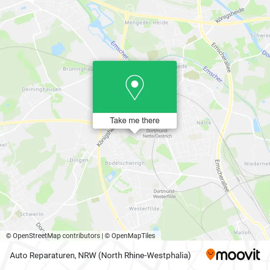 Карта Auto Reparaturen