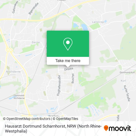 Hausarzt Dortmund Scharnhorst map