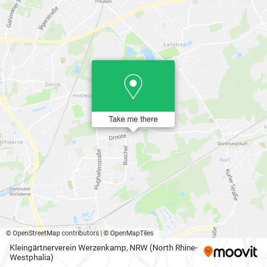 Kleingärtnerverein Werzenkamp map