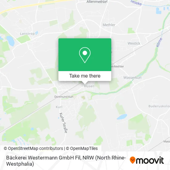Карта Bäckerei Westermann GmbH Fil