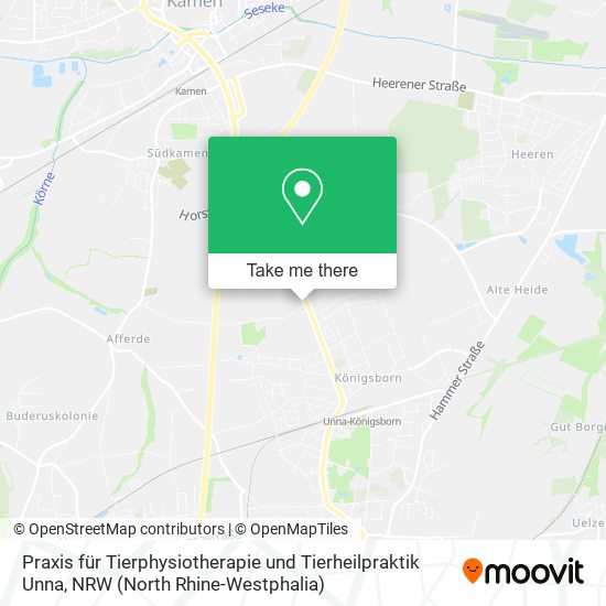 Praxis für Tierphysiotherapie und Tierheilpraktik Unna map