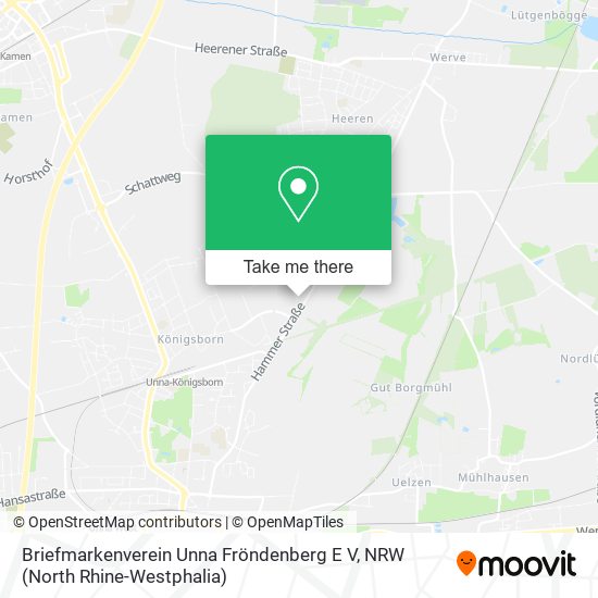 Briefmarkenverein Unna Fröndenberg E V map