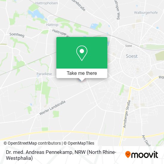 Dr. med. Andreas Pennekamp map