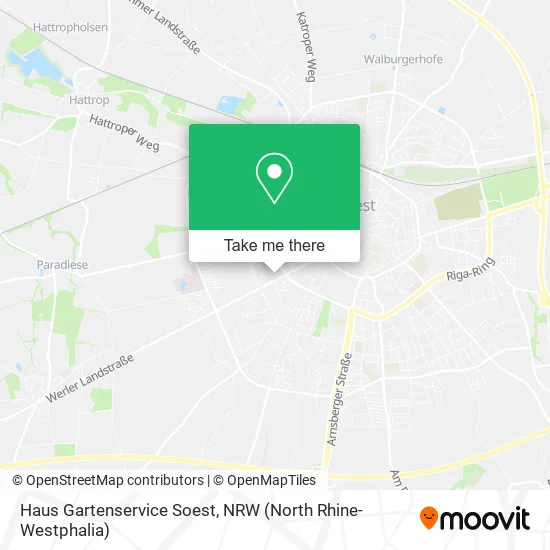 Карта Haus Gartenservice Soest