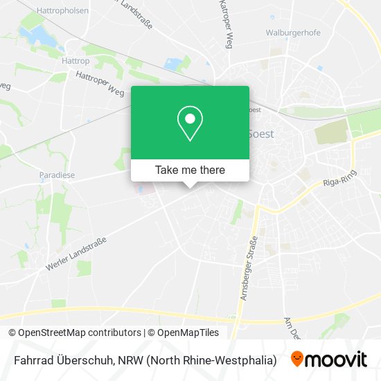 Fahrrad Überschuh map