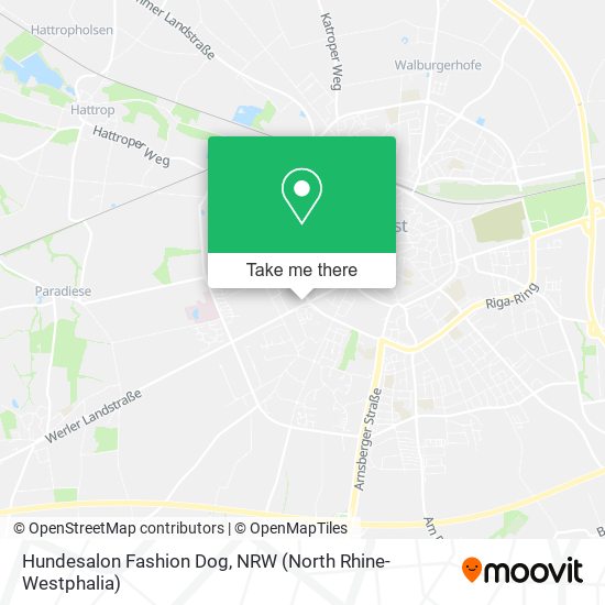 Hundesalon Fashion Dog map