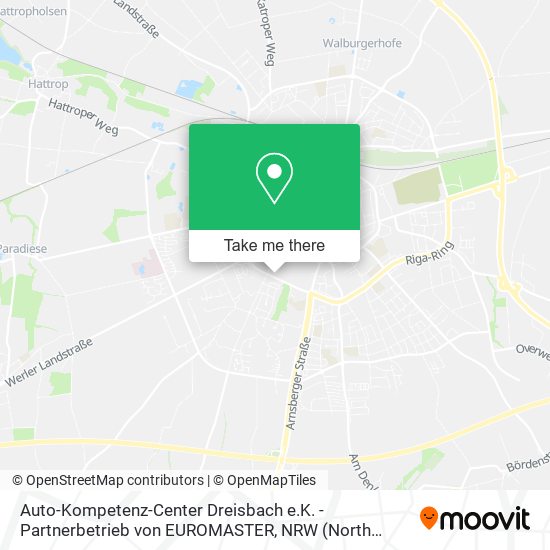 Auto-Kompetenz-Center Dreisbach e.K. - Partnerbetrieb von EUROMASTER map