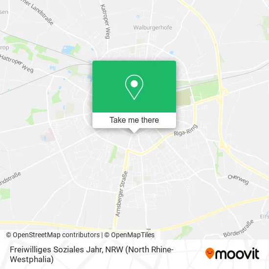 Карта Freiwilliges Soziales Jahr