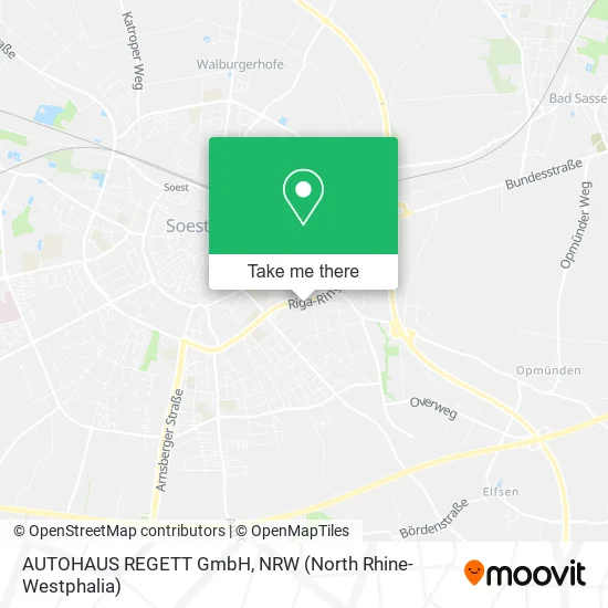 AUTOHAUS REGETT GmbH map