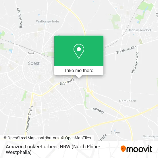 Карта Amazon Locker-Lorbeer