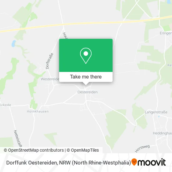 Dorffunk Oestereiden map