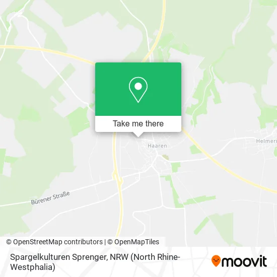 Карта Spargelkulturen Sprenger