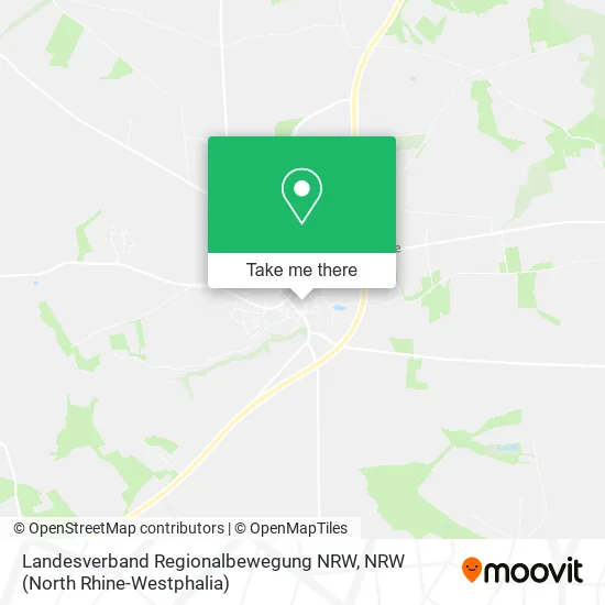 Карта Landesverband Regionalbewegung NRW