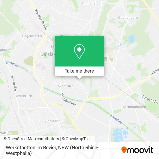 Карта Werkstaetten im Revier