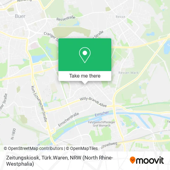 Карта Zeitungskiosk, Türk.Waren