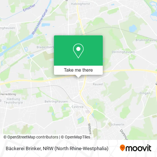 Карта Bäckerei Brinker