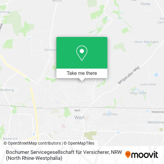 Bochumer Servicegesellschaft für Versicherer map
