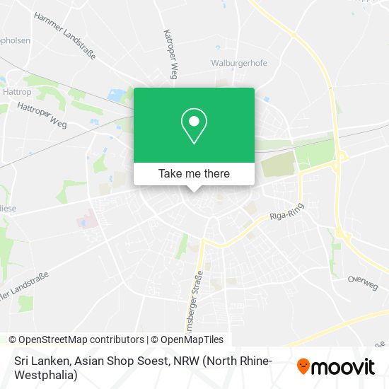 Sri Lanken, Asian Shop Soest map