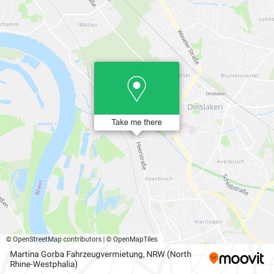 Martina Gorba Fahrzeugvermietung map