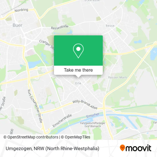 Карта Umgezogen