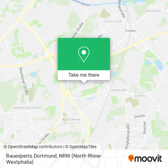 Bauexperts Dortmund map