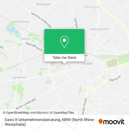 Карта Geso It Unternehmensberatung