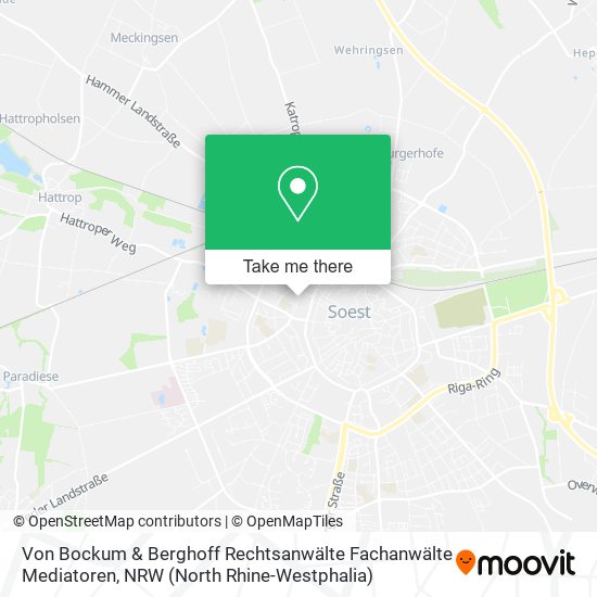 Von Bockum & Berghoff Rechtsanwälte Fachanwälte Mediatoren map