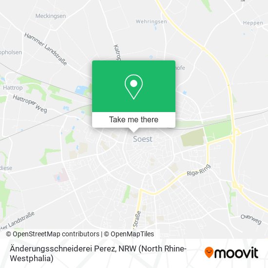Änderungsschneiderei Perez map