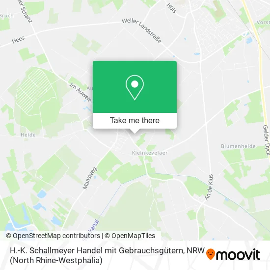 Карта H.-K. Schallmeyer Handel mit Gebrauchsgütern
