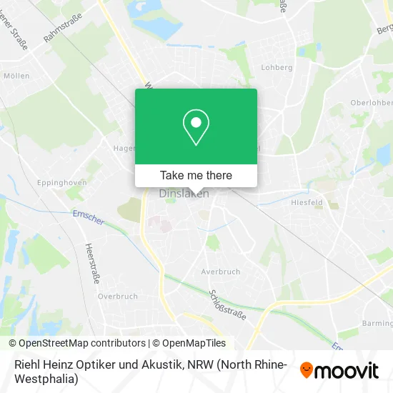 Карта Riehl Heinz Optiker und Akustik