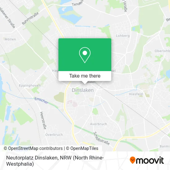 Neutorplatz Dinslaken map