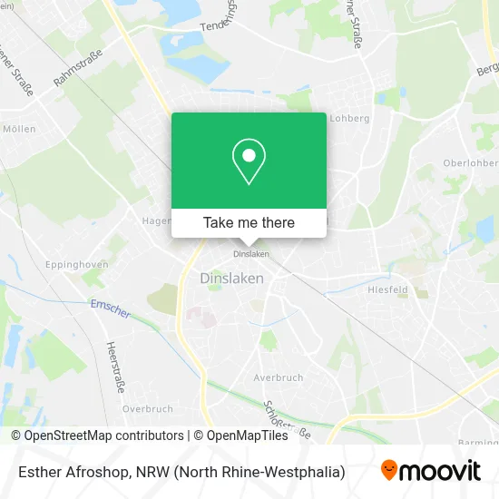 Esther Afroshop map