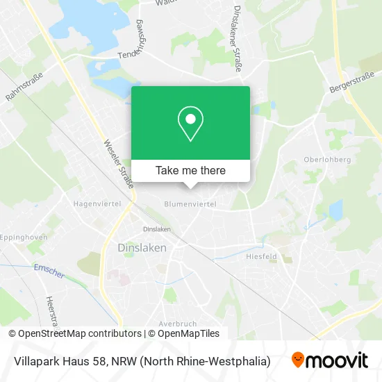 Villapark Haus 58 map