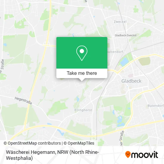 Карта Wäscherei Hegemann