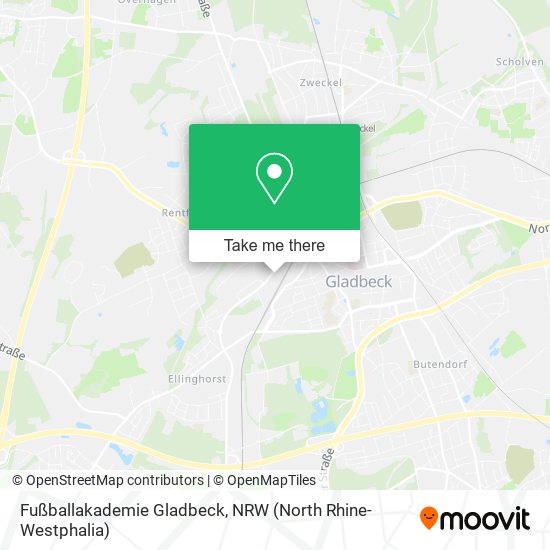 Fußballakademie Gladbeck map