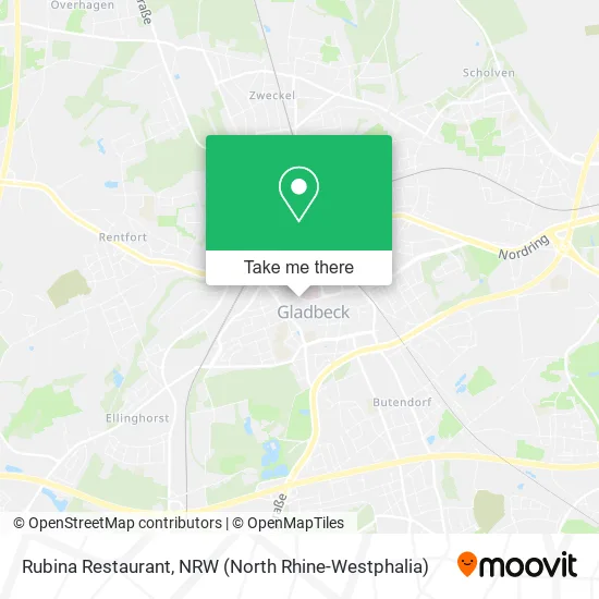 Карта Rubina Restaurant