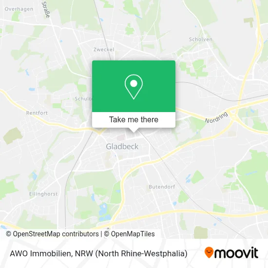 AWO Immobilien map