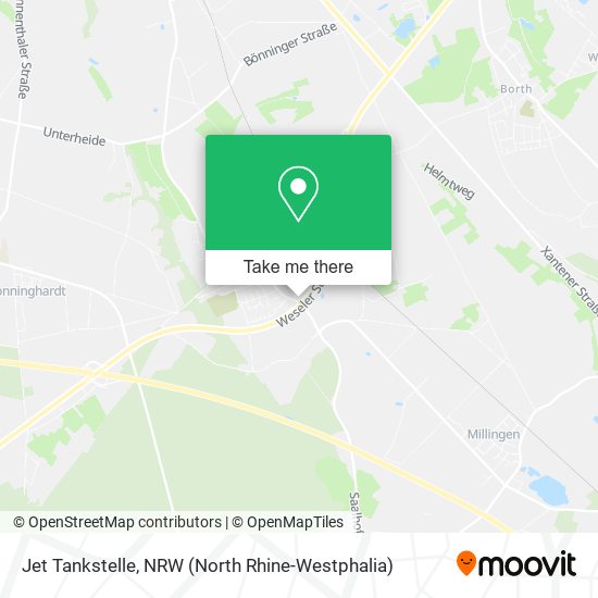 Карта Jet Tankstelle