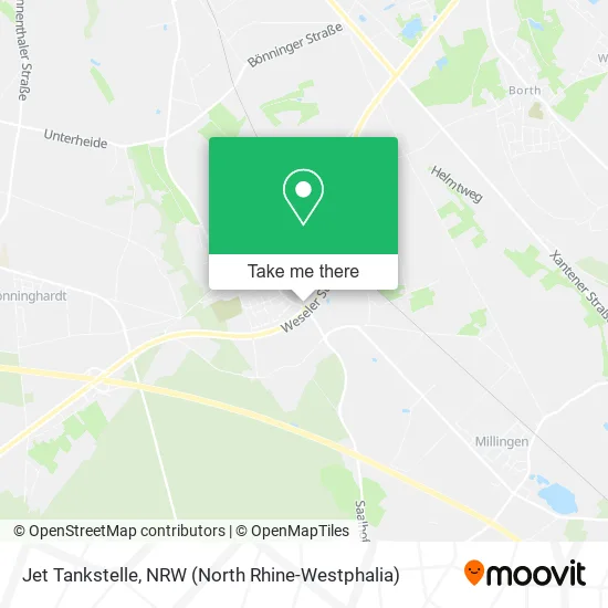 Карта Jet Tankstelle