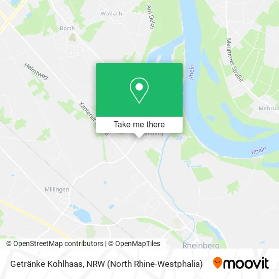 Карта Getränke Kohlhaas