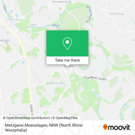 Metzgerei Moeselagen map
